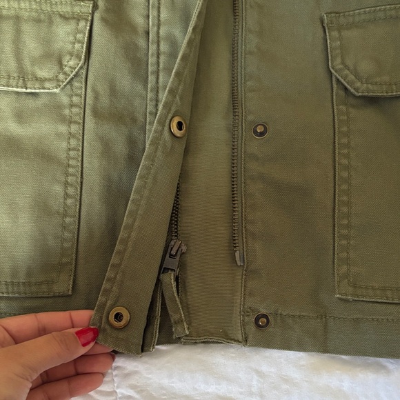 Madewell Olive Green Utility Jacket - Picture 5 of 8